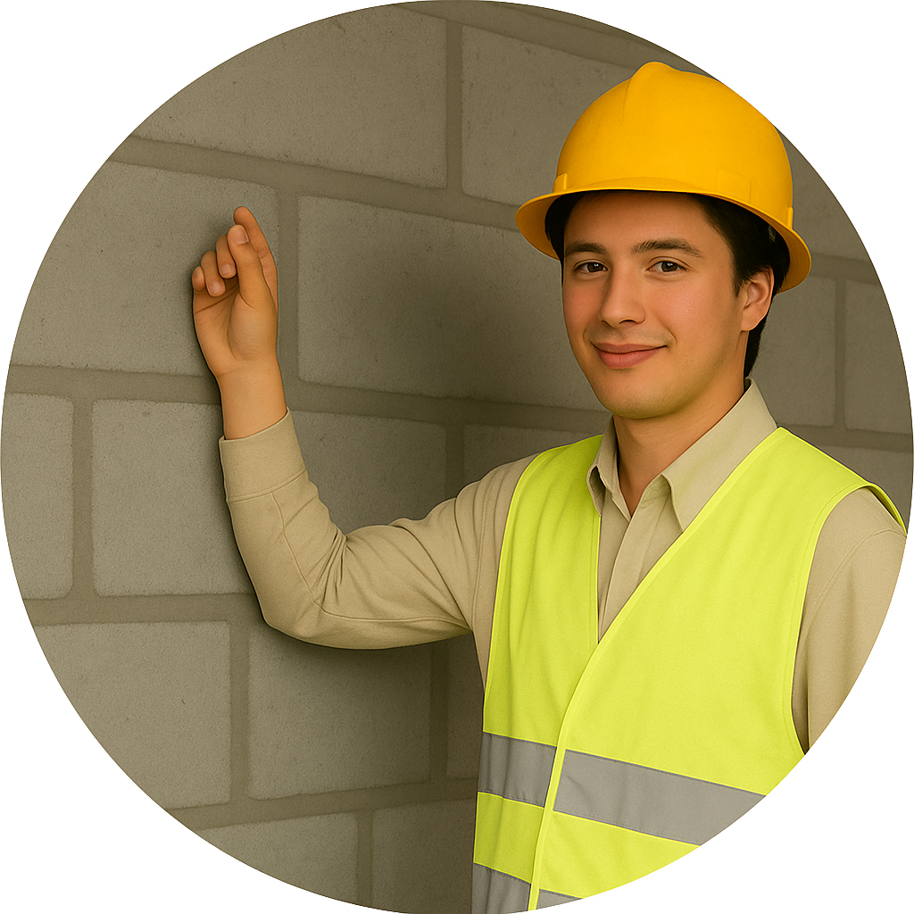 Neatly stacked Unibric fly ash bricks