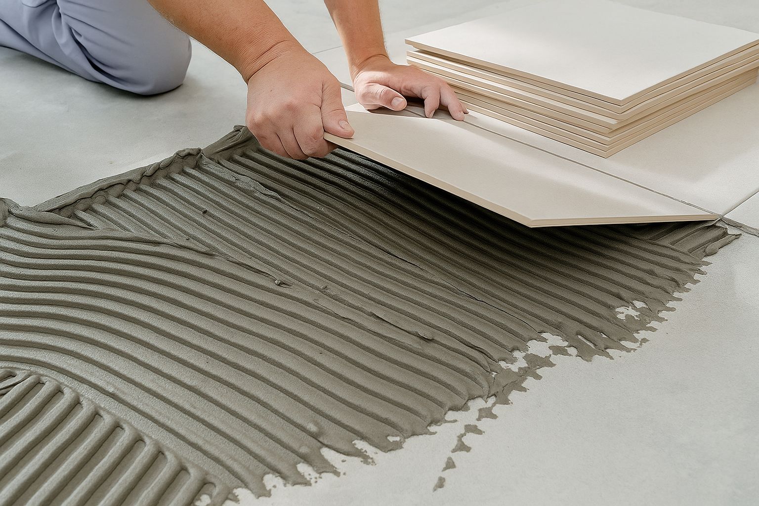 Applying mortar on fly ash bricks for smooth wall finish